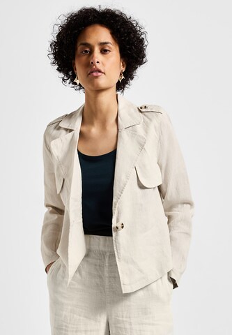 STREET ONE Between-Seasons Coat in Beige: front