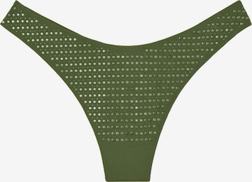 CALZEDONIA Bikini Bottoms 'LUXURY STONES' in Green: front