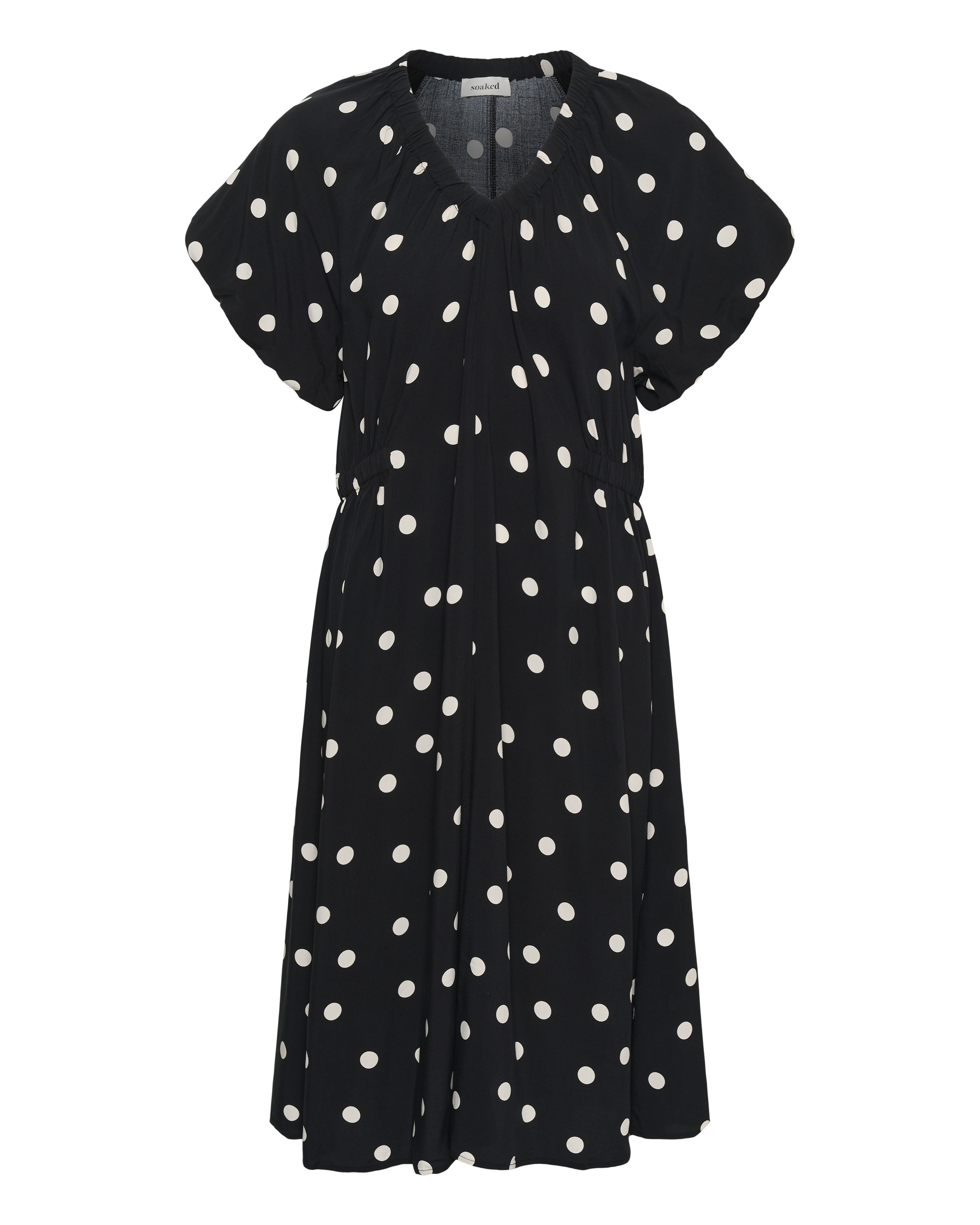 Robe SOAKED IN LUXURY en noir : devant