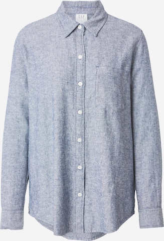 GAP Блуза 'EASY' в синьо: отпред