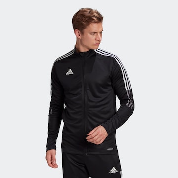 ADIDAS SPORTSWEAR Skinny Αθλητικό μπουφάν 'Tiro 21' σε μαύρο: μπροστά