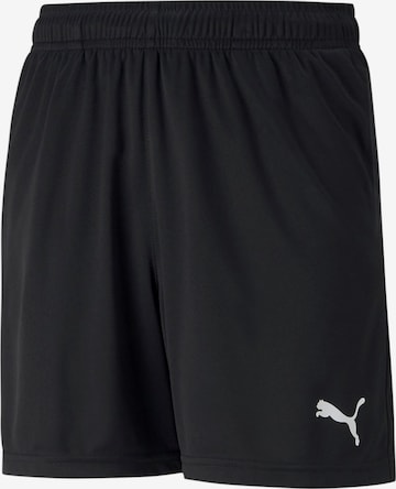 PUMA Sportshorts 'Teamrise' in Schwarz: predná strana