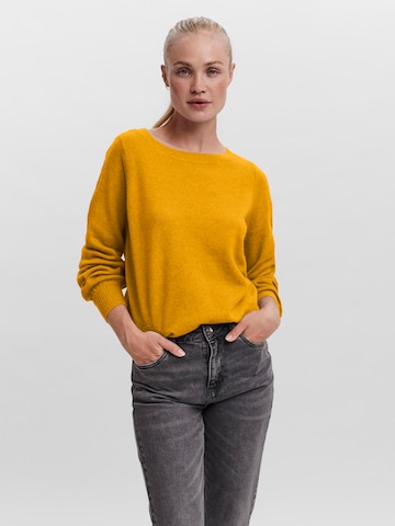 VERO MODA Sweater 'BRILLIANT' in Yellow: front