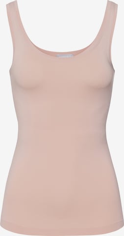 Hanro Top ' Touch Feeling ' in Beige: Vorderseite
