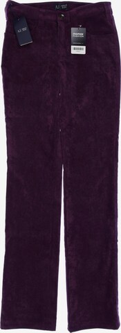 Armani Jeans Stoffhose S in Lila: predná strana