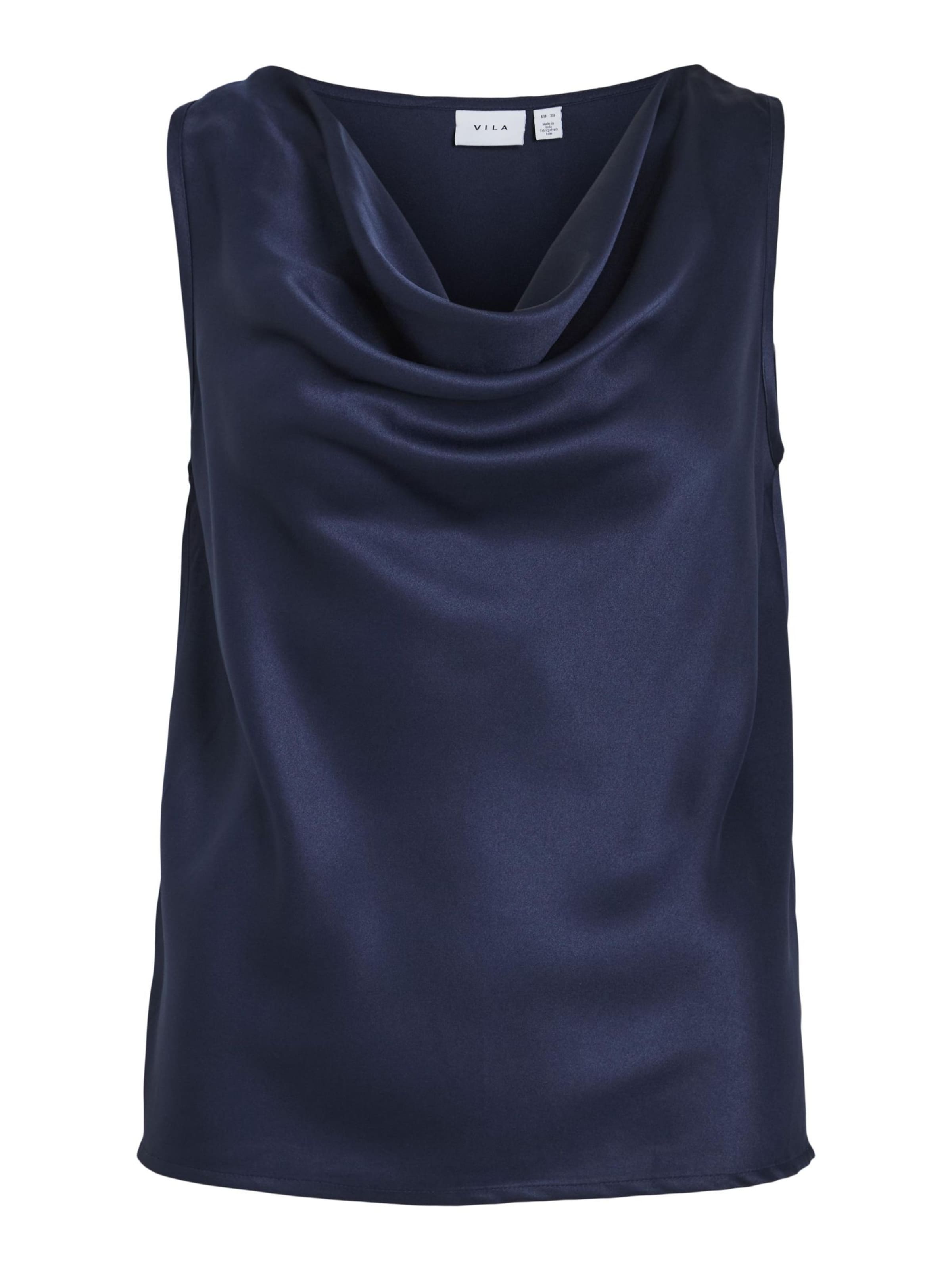 VILA - Top en azul: frente