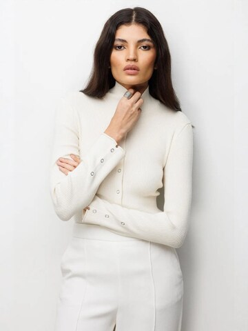 MixRay Strickjacke 'Strickjacken'‌ in Beige: Vorderseite