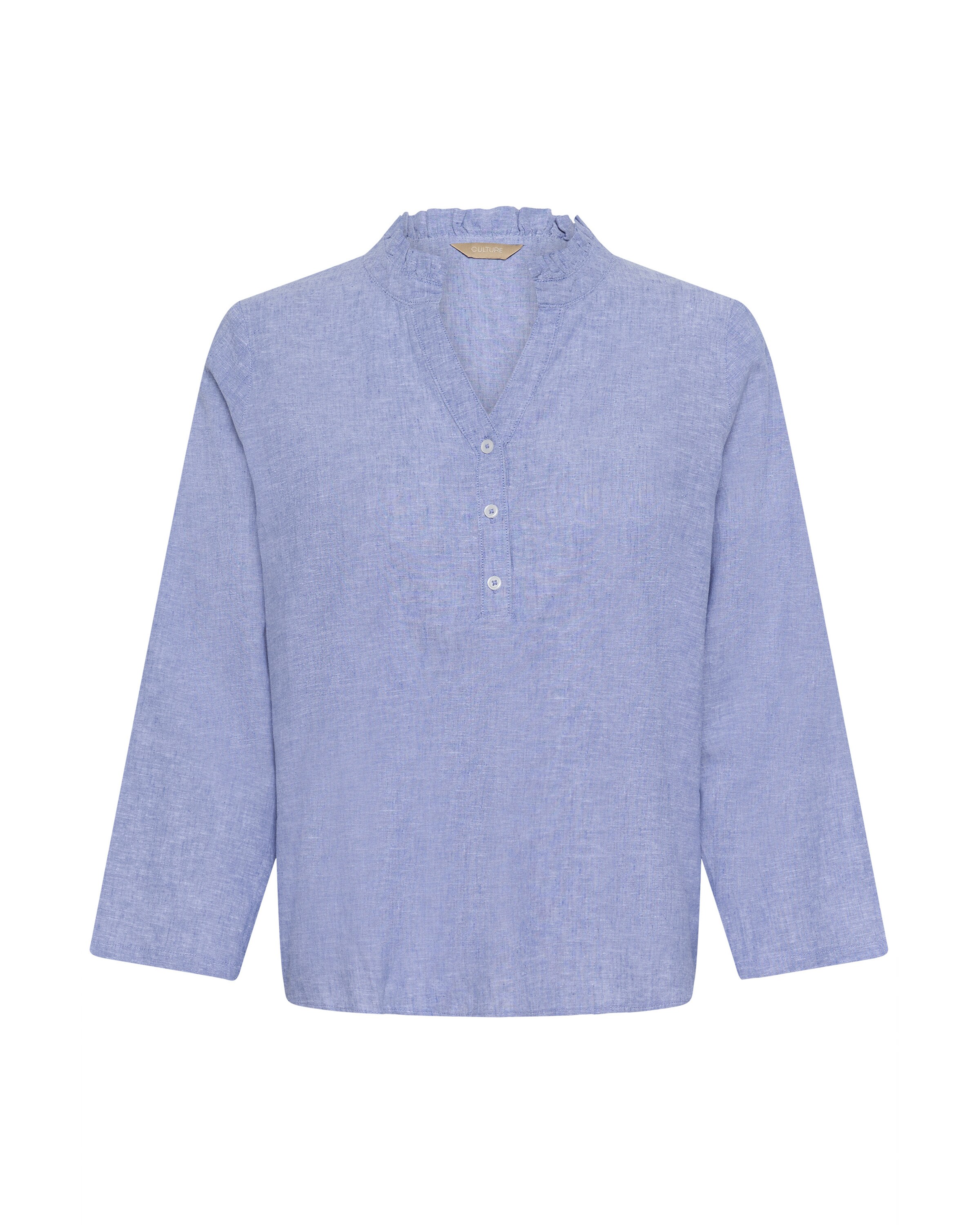 CULTURE Blouse 'CUArletty' in Blauw: voorkant