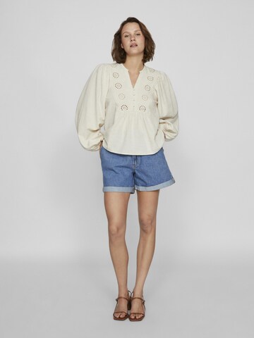 VILA Blouse in Beige