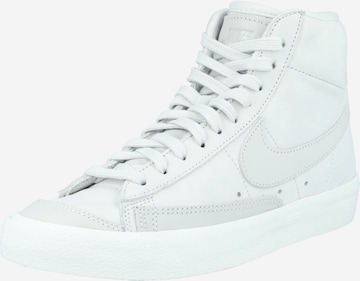Nike Sportswear Високи маратонки 'Blazer 77' в бяло: отпред