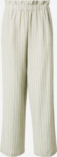VILA Trousers 'PRISILLA' in Pastel green / White, Item view