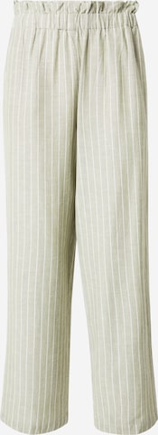 VILA Szeroka nogawka Spodnie 'PRISILLA' w kolorze zielony: przód