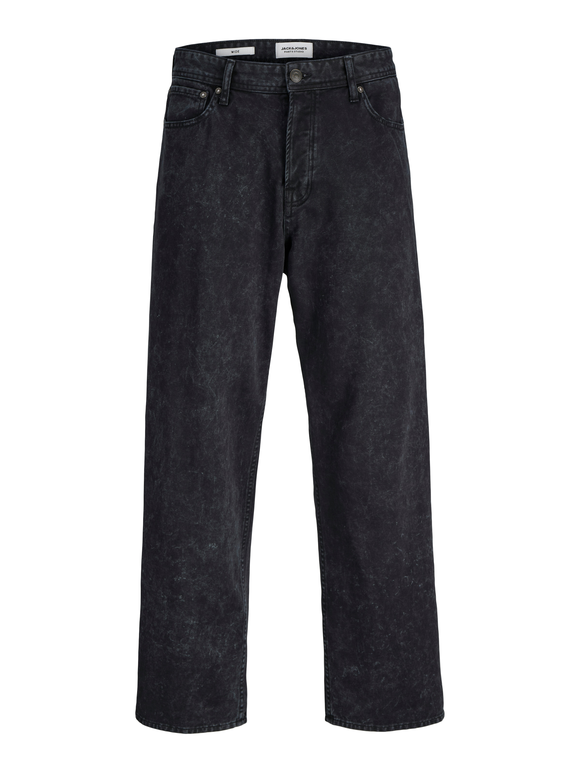JACK & JONES Wide Leg Jeans 'JPSTALEX SMITH' i sort: forside