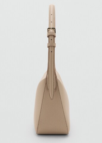 MANGO Schultertasche 'Min Denia' in Beige