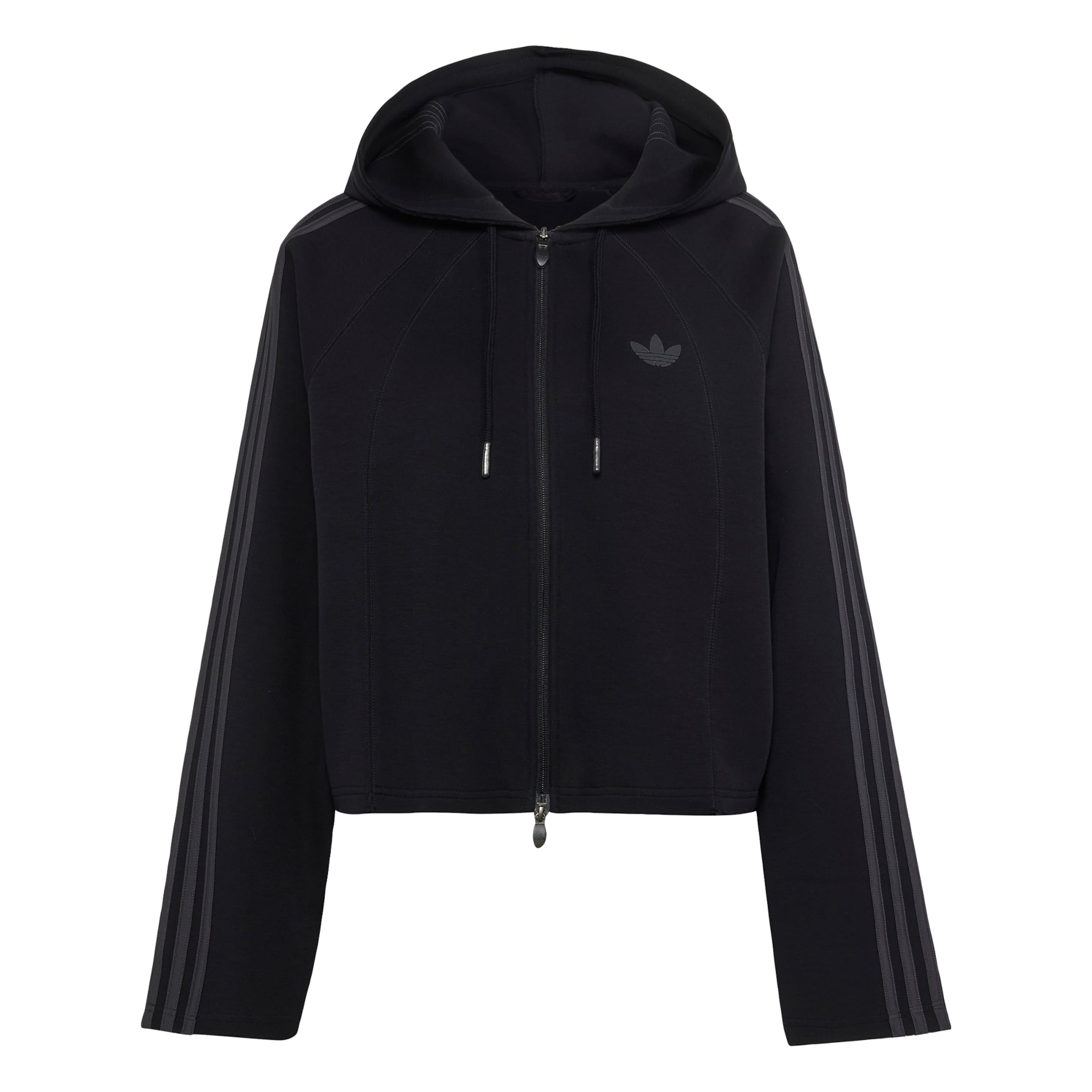 ADIDAS ORIGINALS - Casaco em moletão 'SST 2.0' em preto: frente