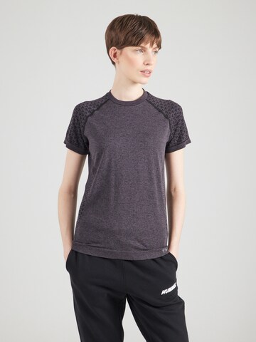 Hummel Funktionsbluse i grå: forside