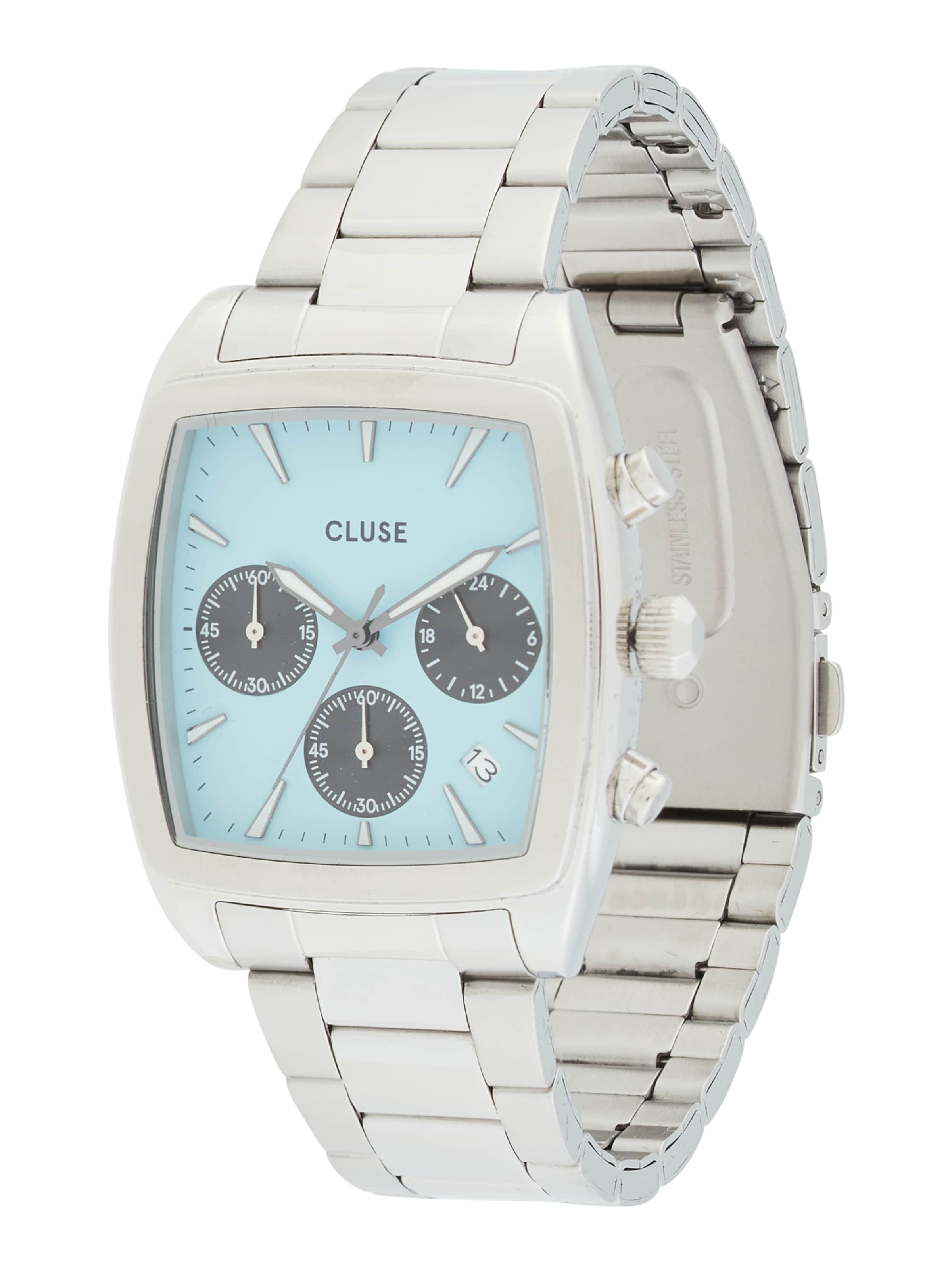CLUSE Analógové hodinky 'Quartaut' - Strieborná: predná strana