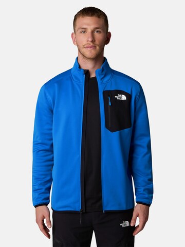 THE NORTH FACE Funktionsfleecejacka i blå: framsida