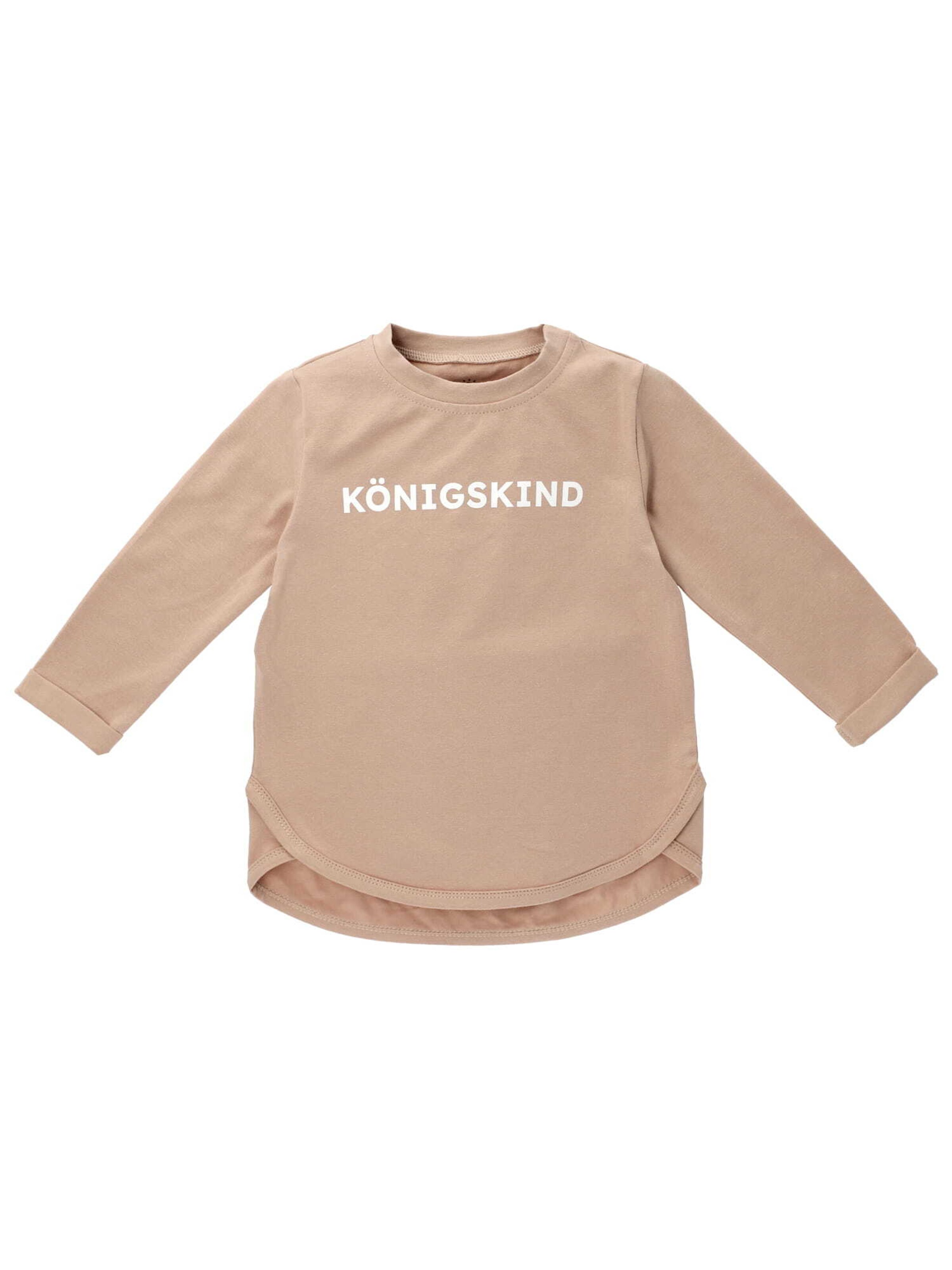 Baby Sweets Shirt 'Königskind' in Beige: front