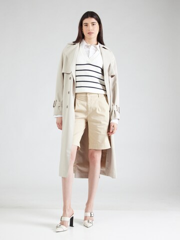 BOSS Regular Bandplooibroek 'C_Taggie1' in Beige