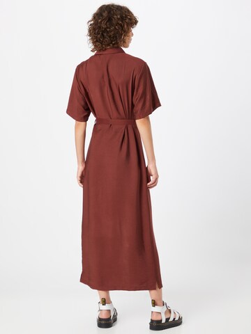 Another Label Shirt Dress 'Sango' in Brown