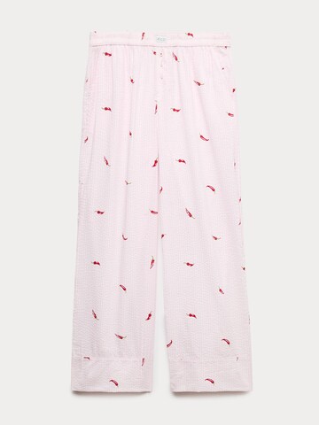 Marks & Spencer Pyjamahose in Pink: Vorderseite