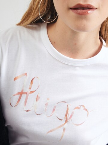 T-shirt 'Damacia_5' HUGO en blanc