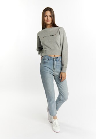 MYMO Sweatshirt 'Blonda' in Grau