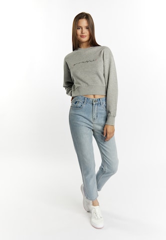 MYMO Sweatshirt 'Blonda' in Grey