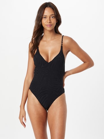 Seafolly Swimsuit in Black: front