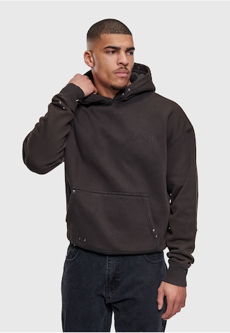 Sweat-shirt Dropsize en marron : devant