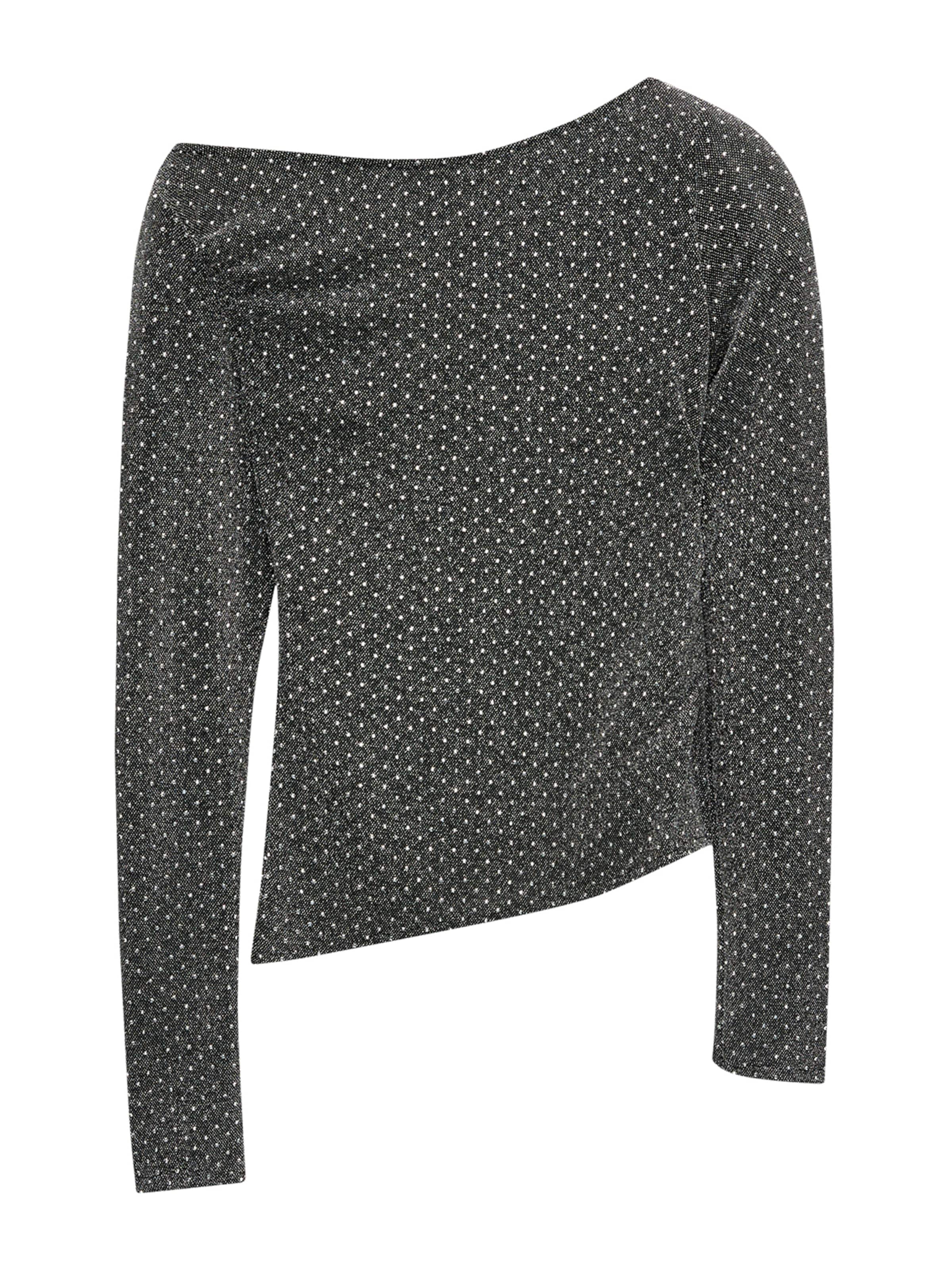 Pull&Bear Koszulka w kolorze srebrny: przód