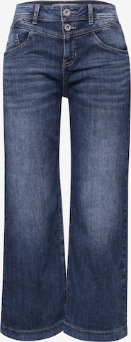 Wide leg Jeans 'Emee' de la STREET ONE pe albastru: față