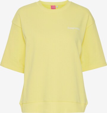 Sweat-shirt 'Safine' The Jogg Concept en jaune : devant