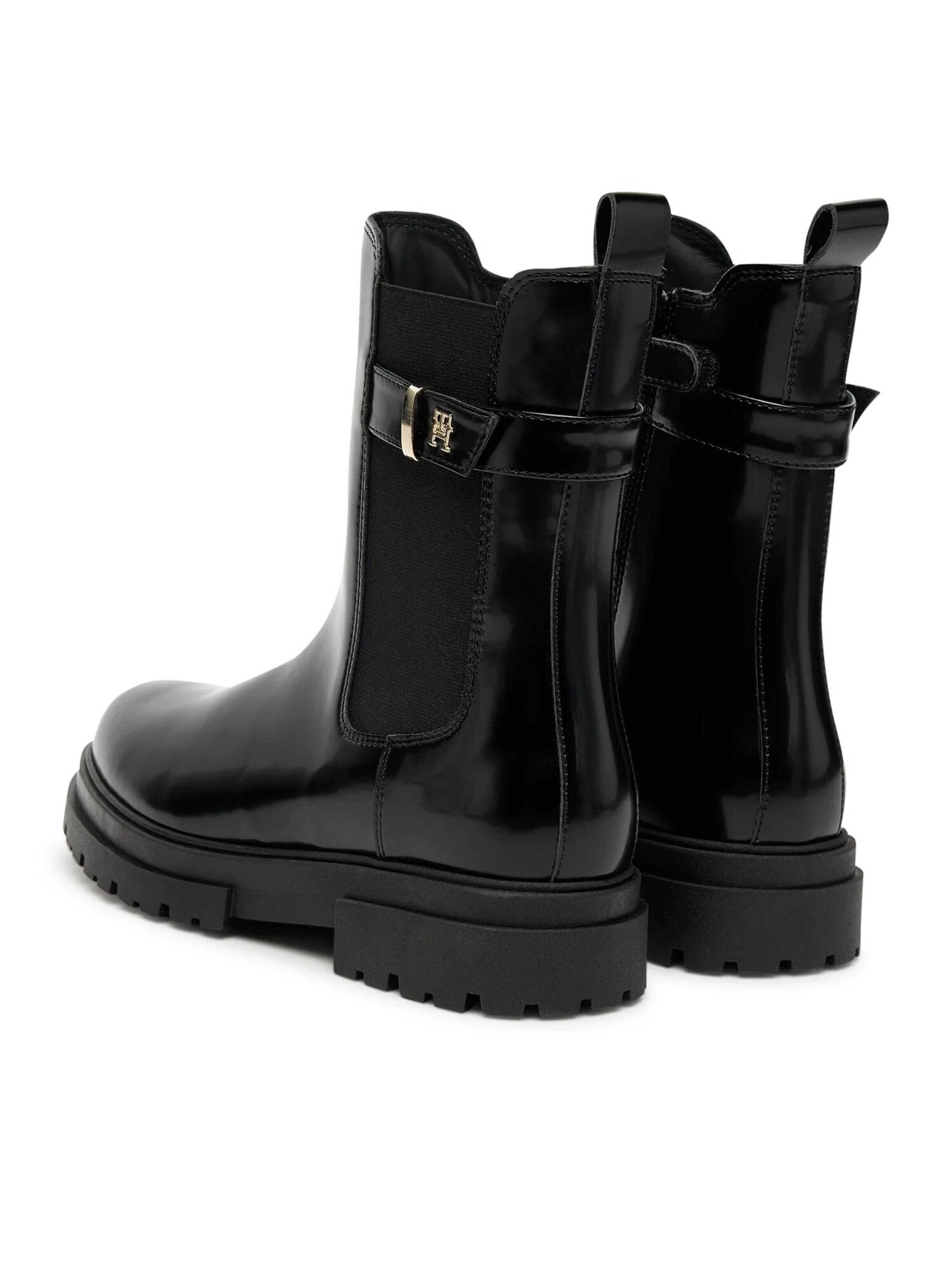 TOMMY HILFIGER Ботуши 'Night' в черно