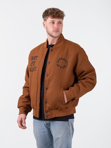 Carhartt WIP Jacke ' Work Varsity' in Braun