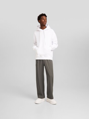 Bershka Loosefit Hose in Grün