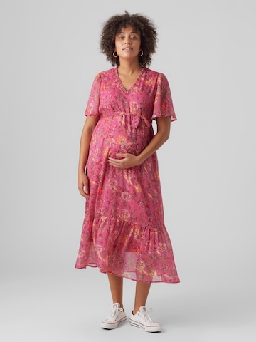 Vero Moda Maternity Kleid 'Silo' in Pink: predná strana