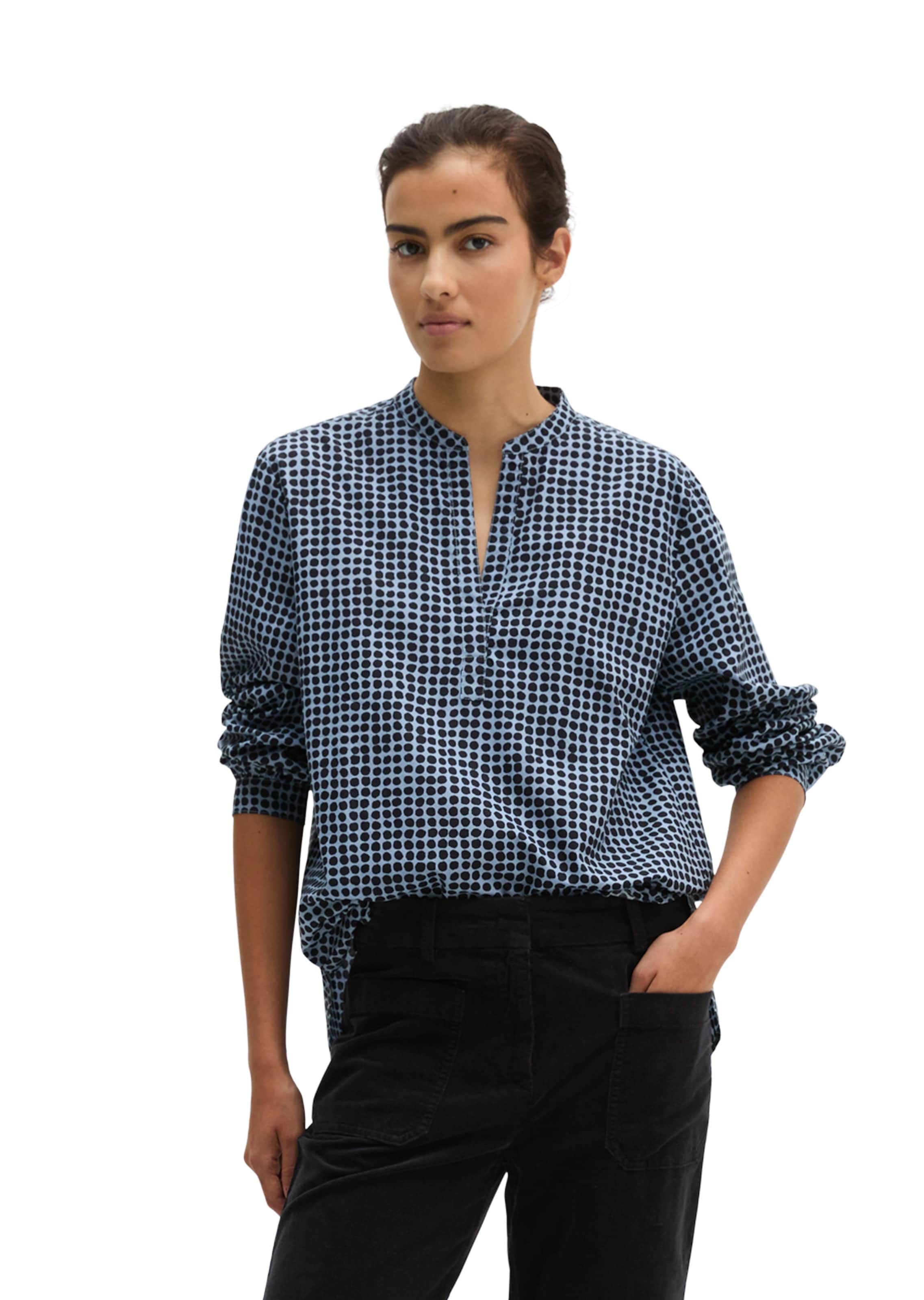 Chemisier Marc O'Polo en bleu : devant