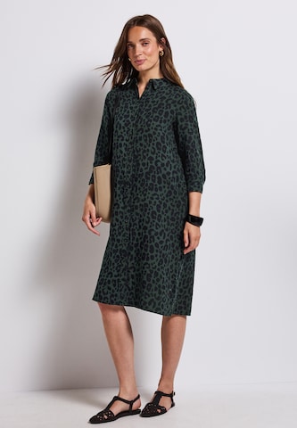 STREET ONE Shirt Dress in Green: front