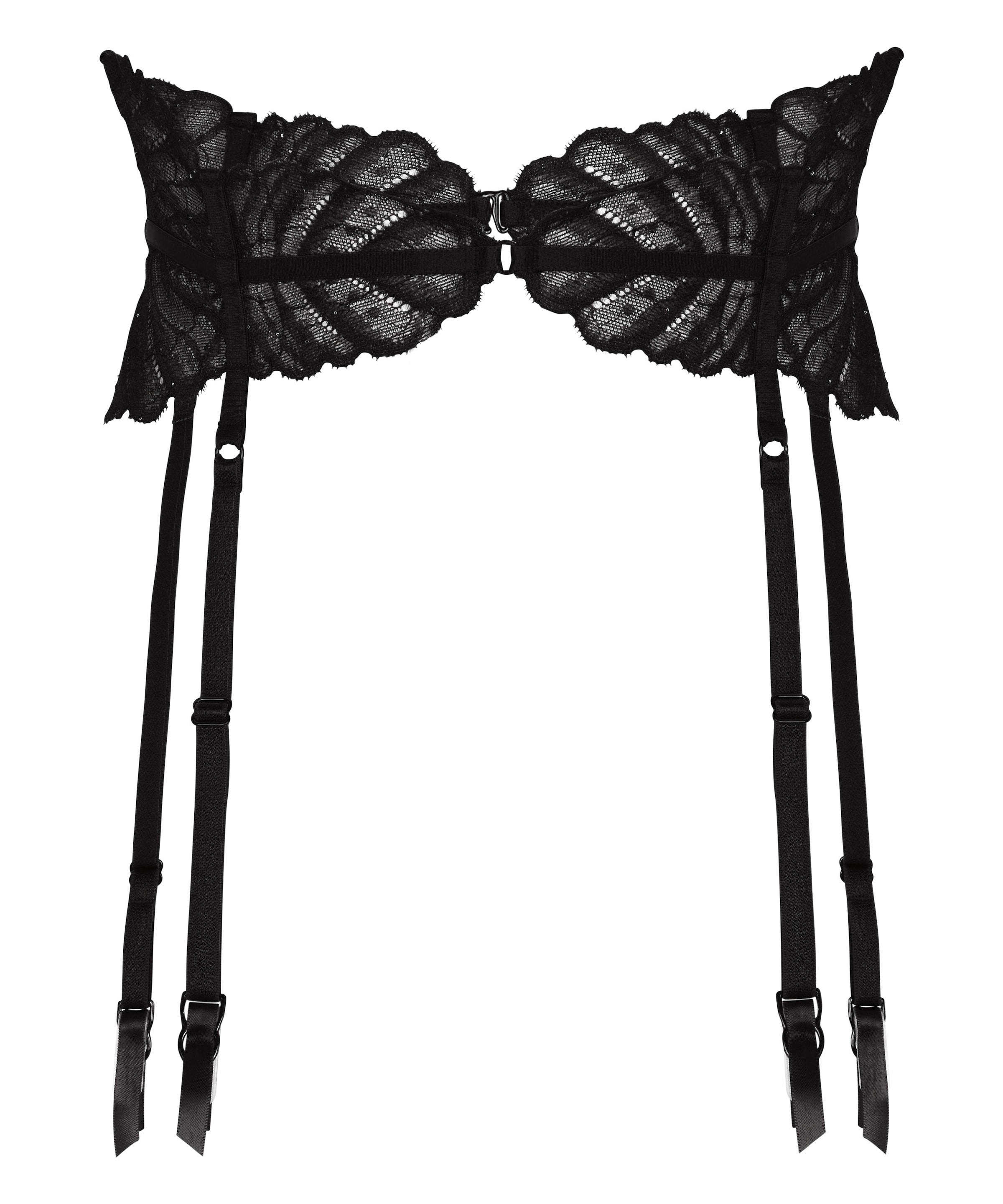 Hunkemöller Strumpfhalter in Schwarz: Vorderseite