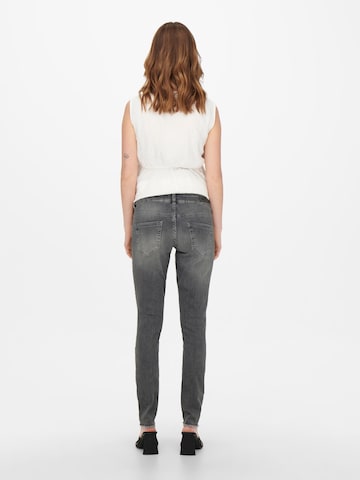 Skinny Jeans 'Blush' de la Only Maternity pe gri
