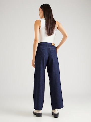 NA-KD Wide Leg Jeans i blå