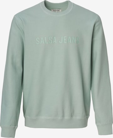 Sweat-shirt Salsa Jeans en bleu : devant