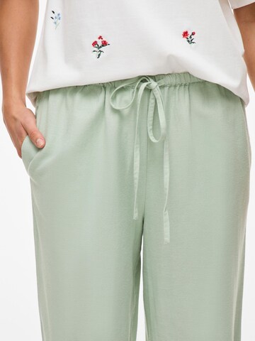 VILA Loose fit Trousers in Green