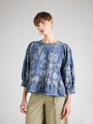 Masai Shirt 'Basilia' in Blau: predná strana