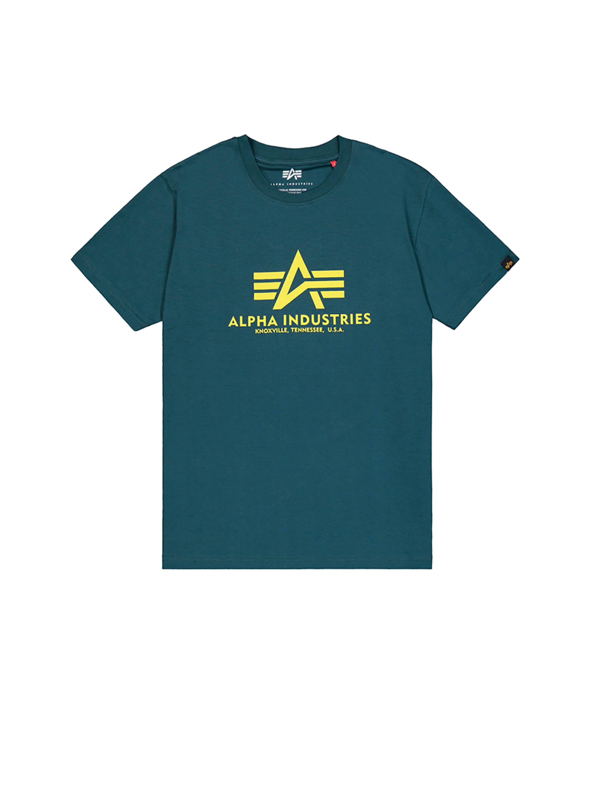 ALPHA INDUSTRIES Shirt 'Basic Logo' in Green, Item view