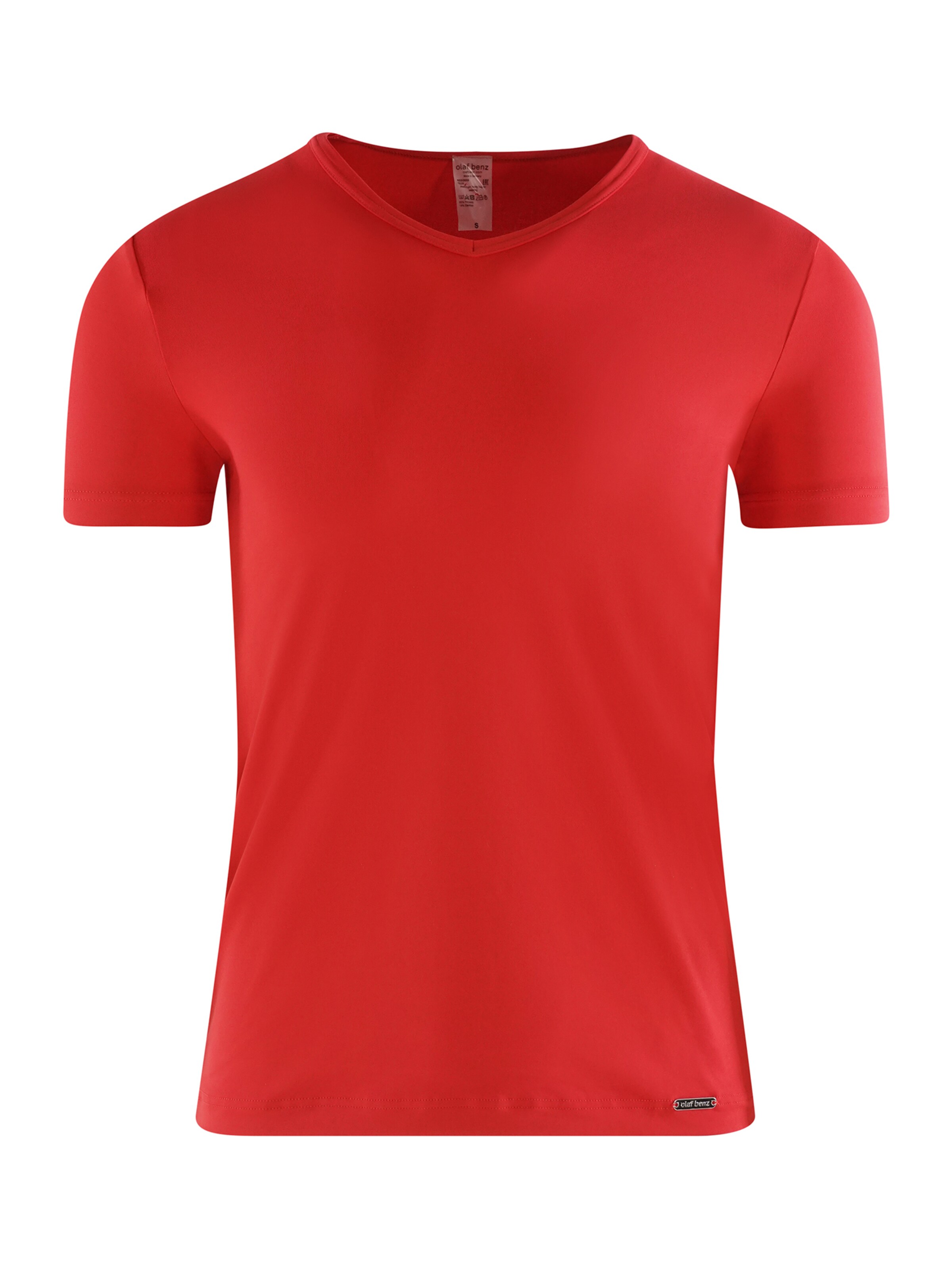 Olaf Benz - Camiseta térmica ' V-Neck RED 2059 ' en rojo: frente