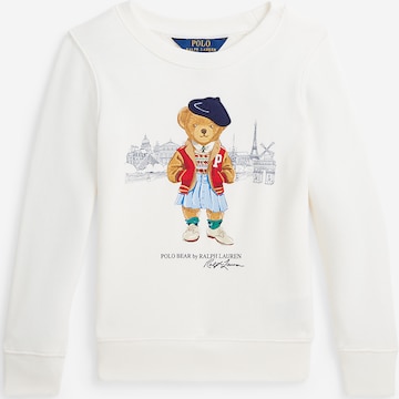 Polo Ralph Lauren Sweatshirt i vit: framsida