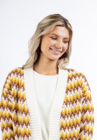 usha FESTIVAL Knit cardigan in Yellow